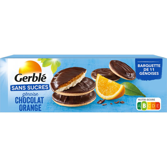 GERBLE Sugar-Free Chocolate Orange Sponge Cake