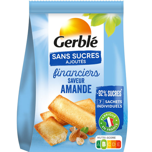 Gerble Almond Financier Cake with No Added Sugar