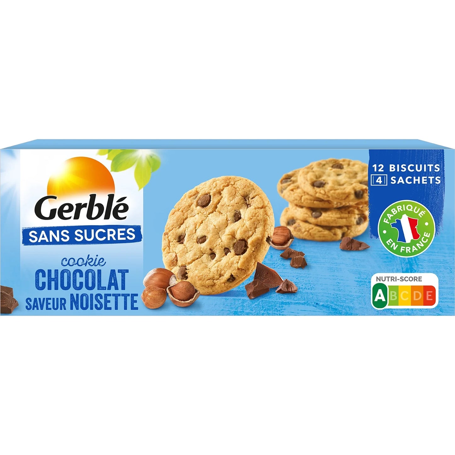 GERBLE Sugar-Free Chocolate Hazelnut Cookie