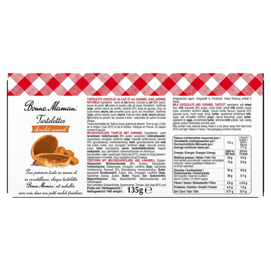 BONNE MAMAN Chocolate Caramel Biscuits and Tartlets