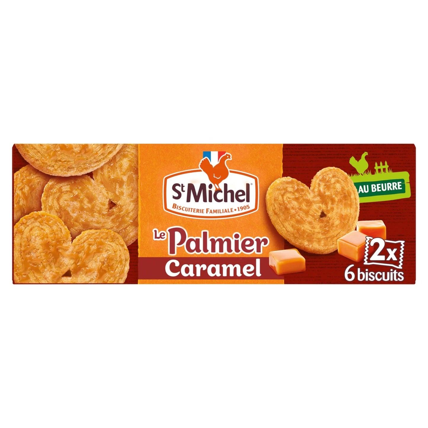Caramel Palmier Biscuits ST MICHEL