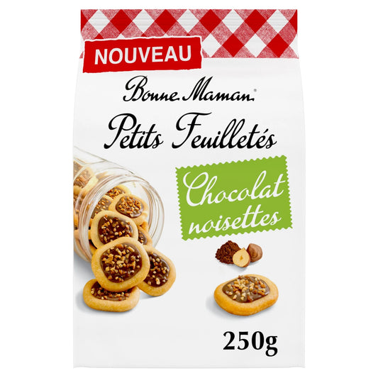 Bonne Maman Chocolate Hazelnut Puff Pastry Cookies
