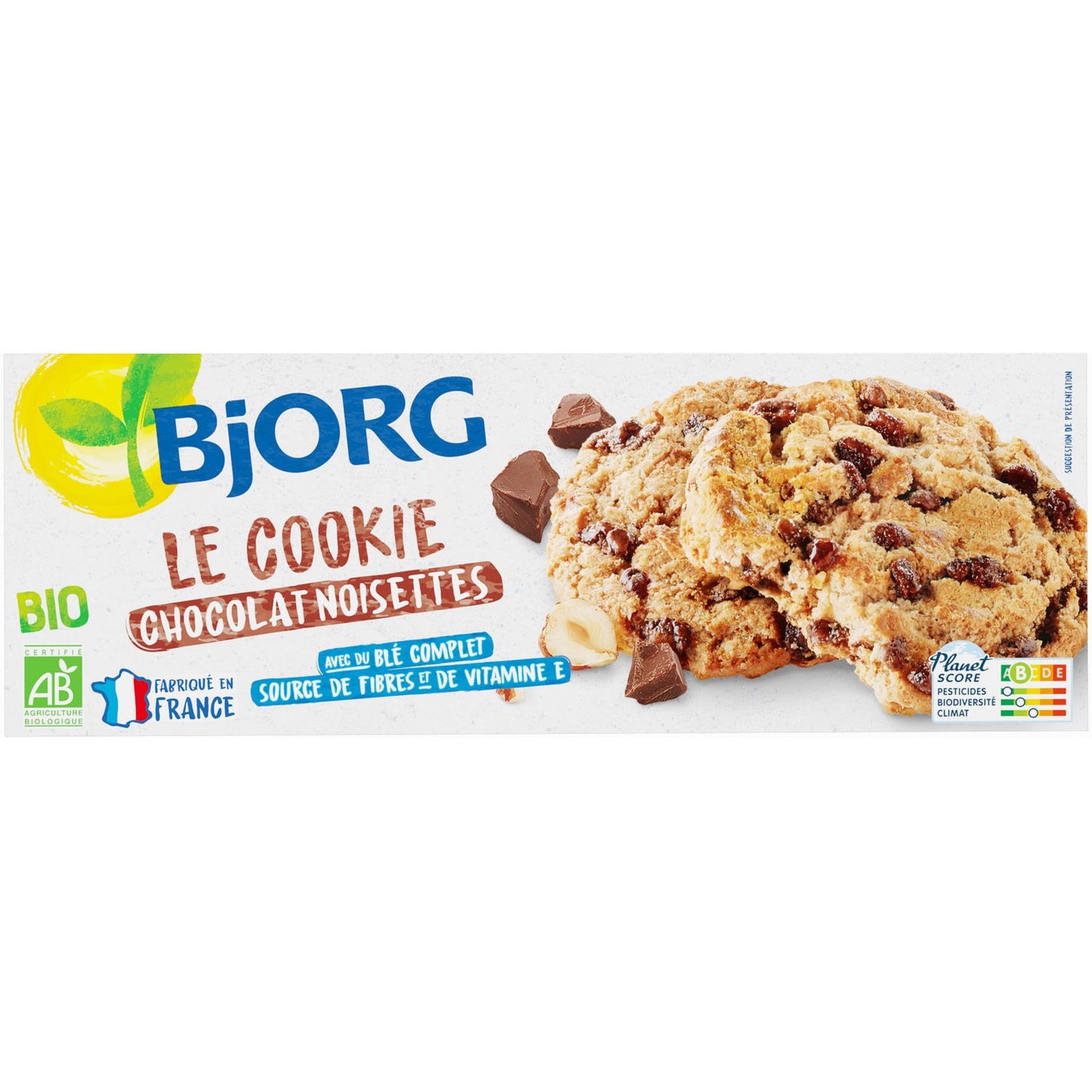 BJORG Cookies Chocolat Noisette