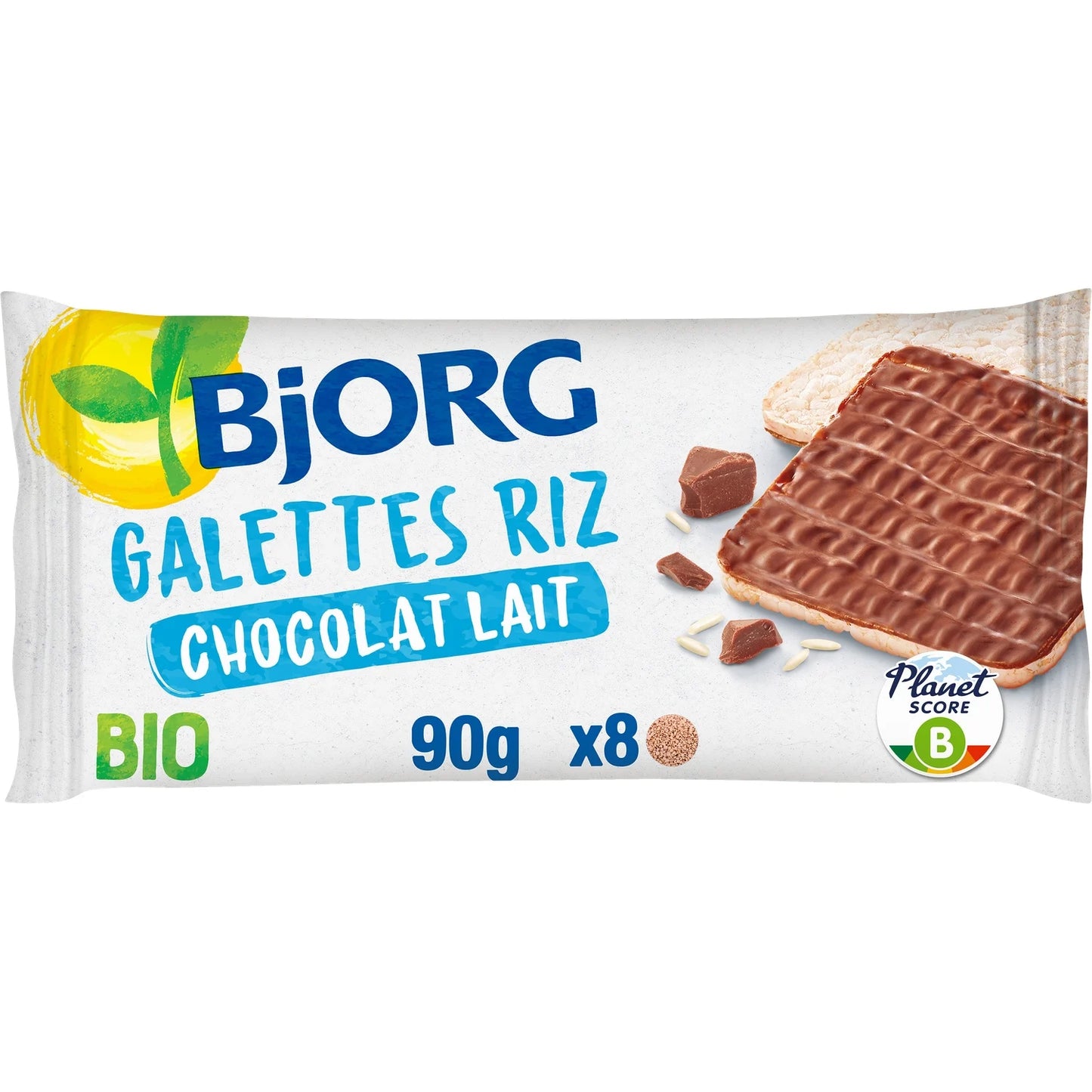BJORG Organic Milk Chocolate Rice Cakes
