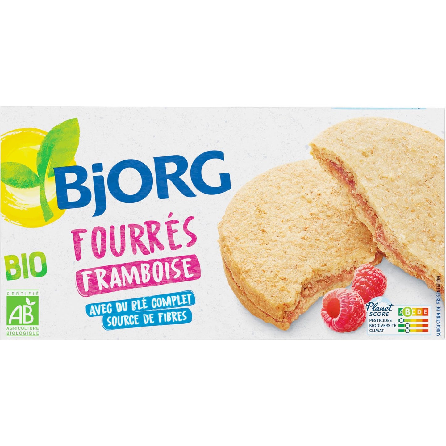 BJORG Organic Raspberry Filled Cookies