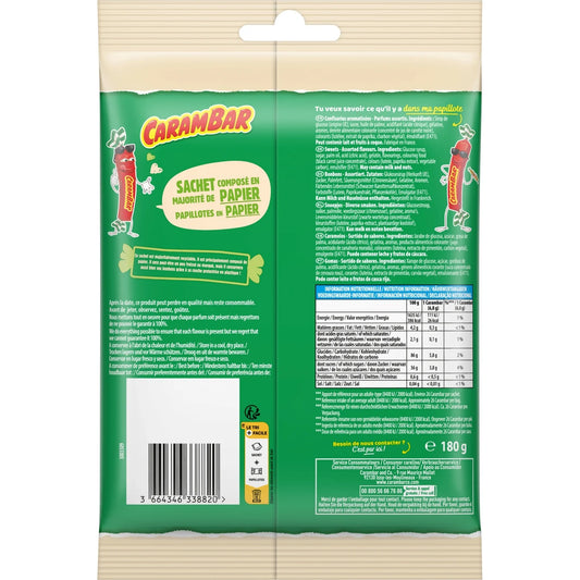 Carambar fruit candies 180g
