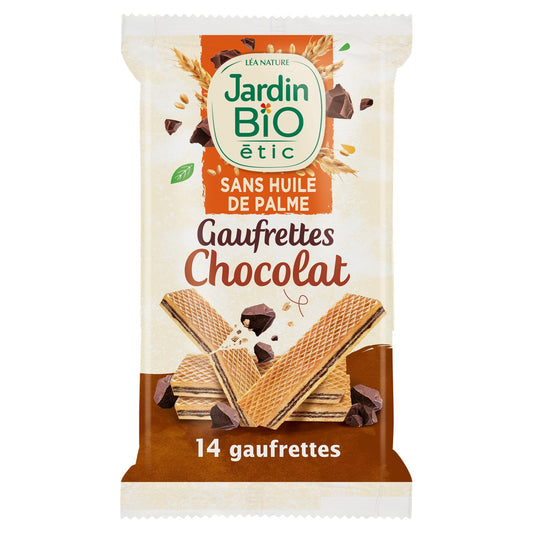Organic chocolate wafer biscuits JARDIN BIO ETIC