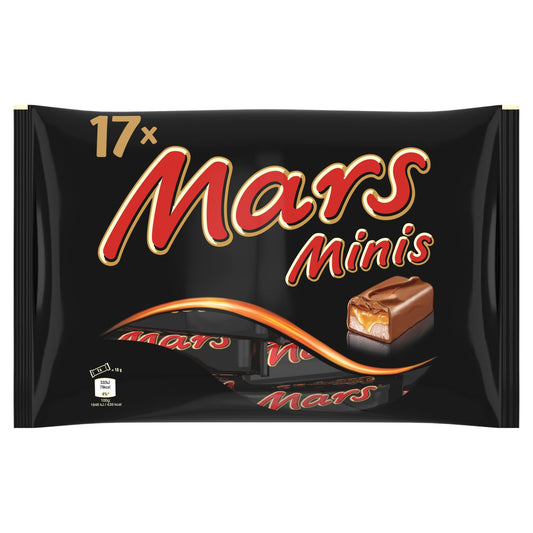 Mars Mini Milk Caramel Chocolate Bars 17x