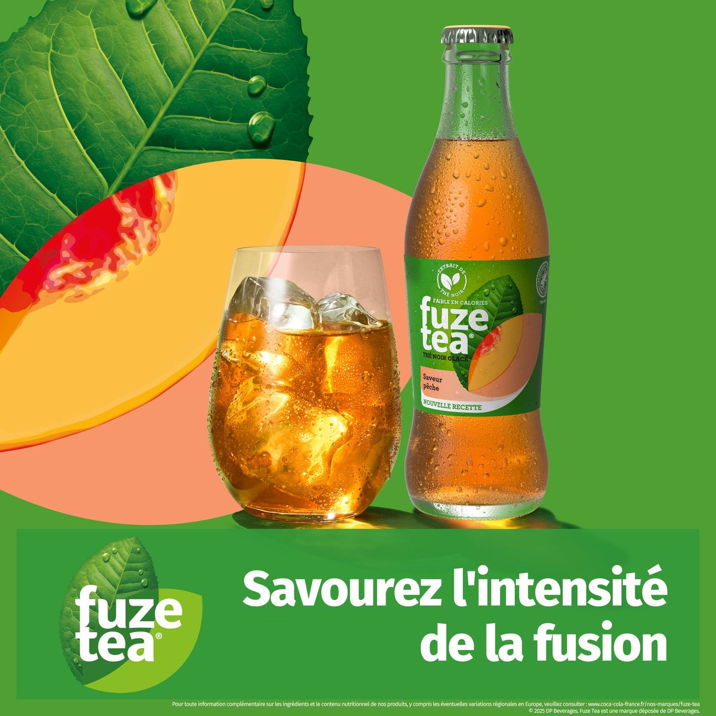 Fuze Tea Ice Tea Drink: Peach and Hibiscus 1,25L
