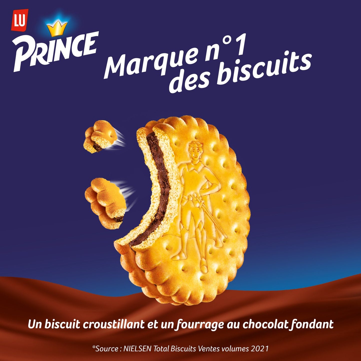 Prince LU Whole Wheat Vanilla Filled Biscuits