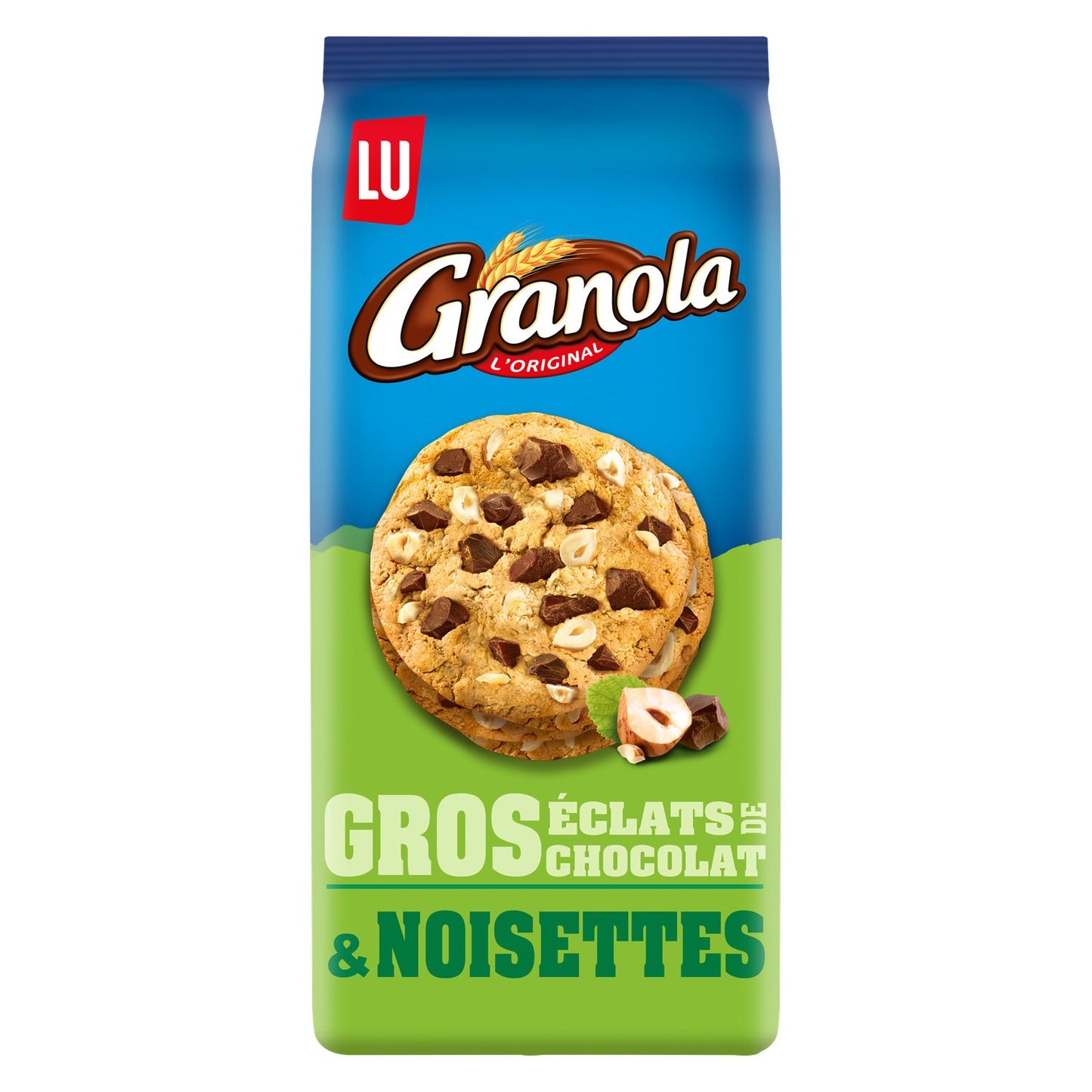 LU Granola Cookies with Large Chocolate & Hazelnut Pieces