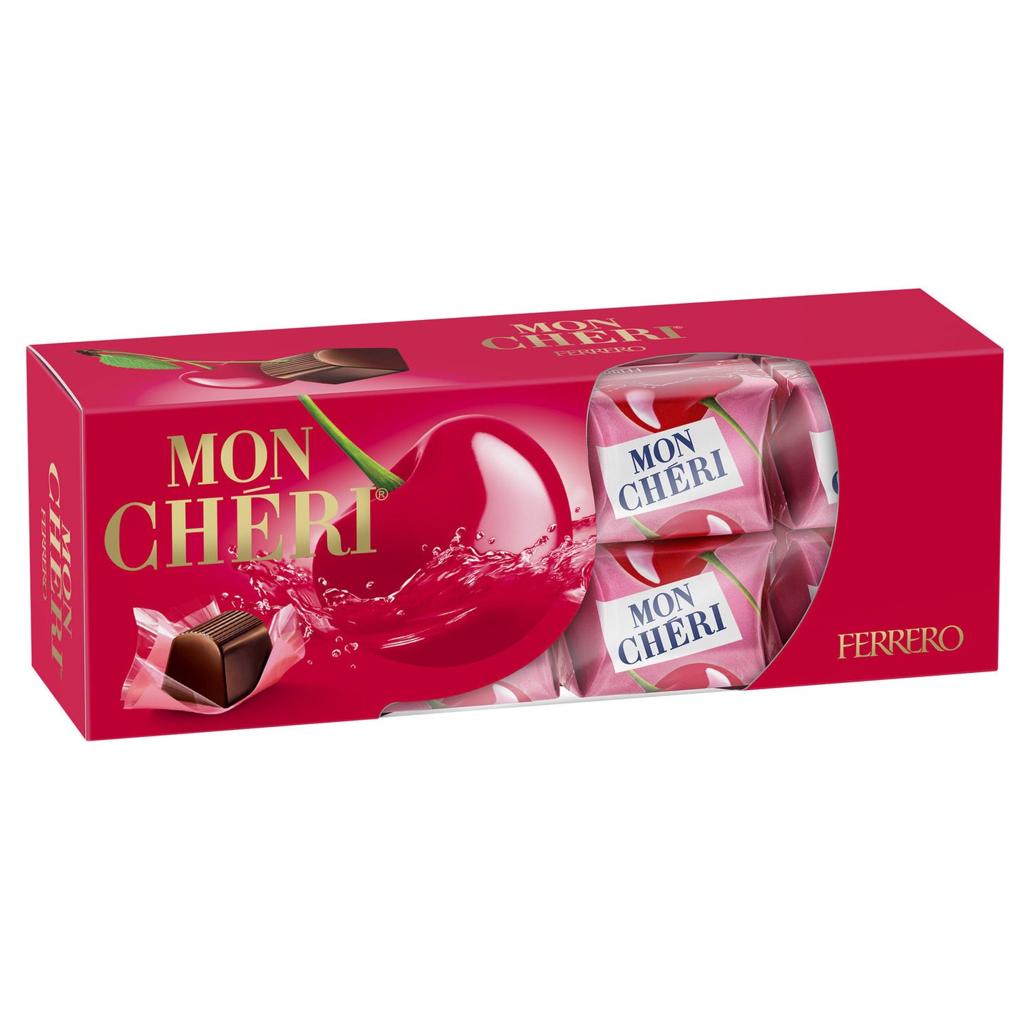 MON CHERI Dark Chocolate Cherry Liqueur Bites 168g