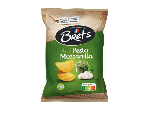 BRETS Chips saveur pesto mozzarella