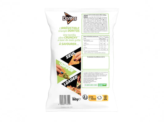 DORITOS Chips tortilla goût Crème aigre