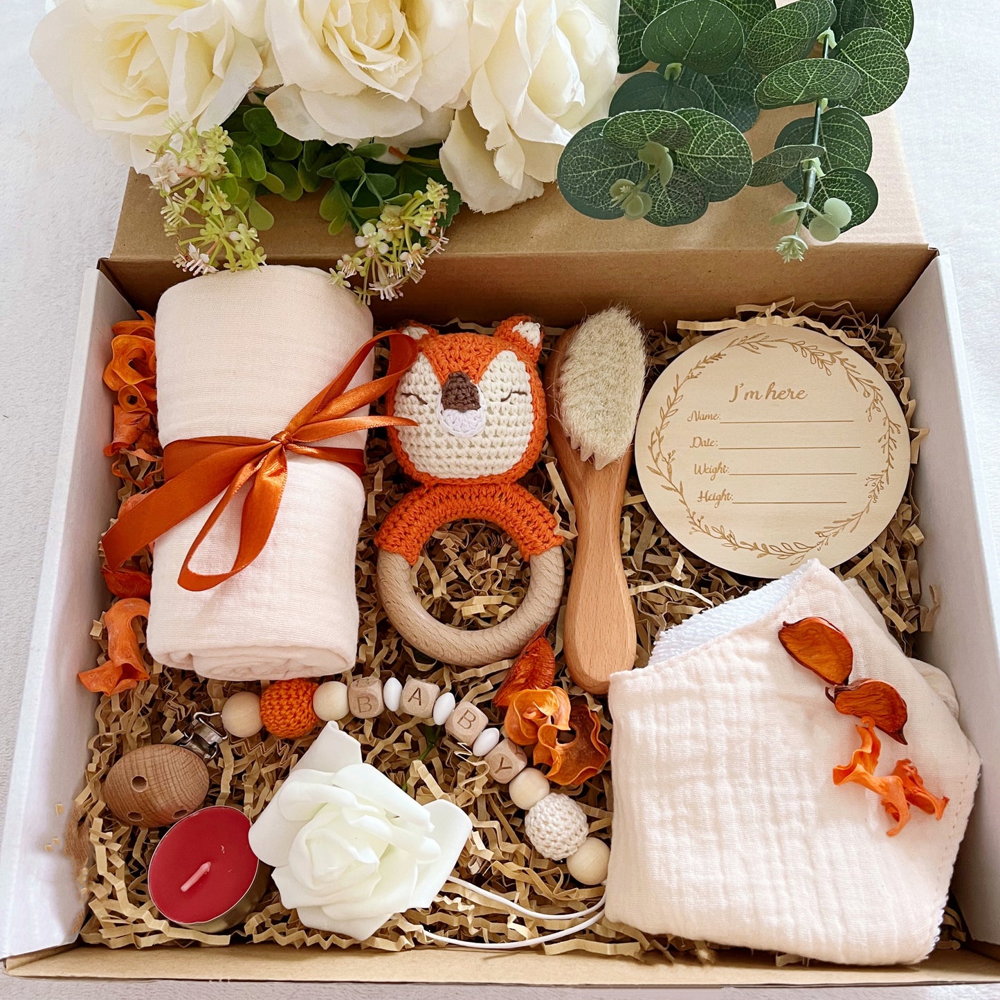 Baby fox gift box