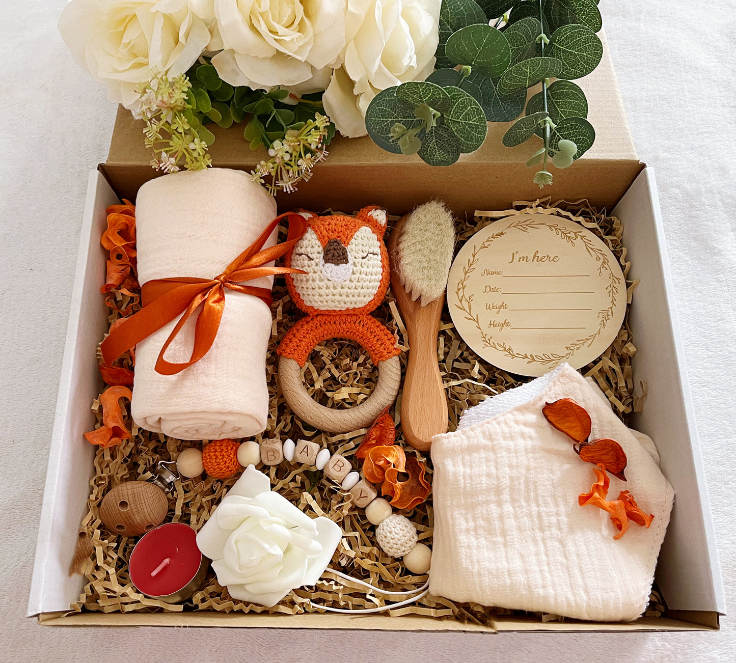 Baby fox gift box