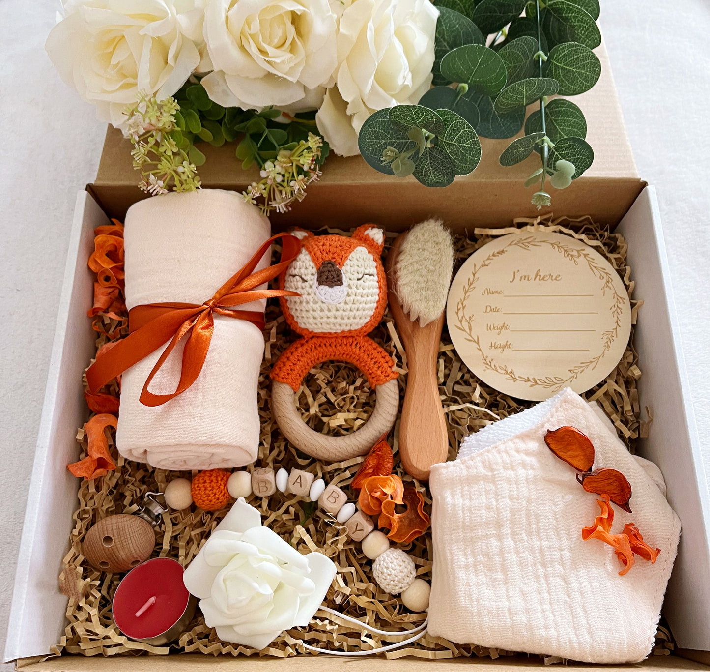 Baby fox gift box