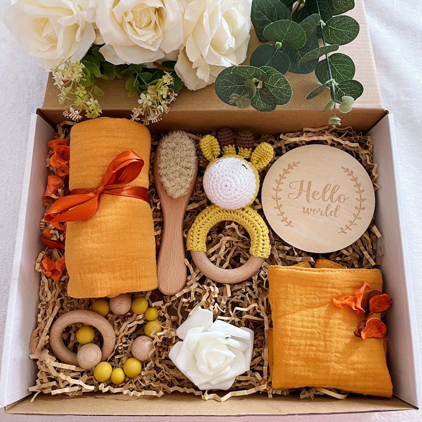 Coffret cadeau bébé girafe