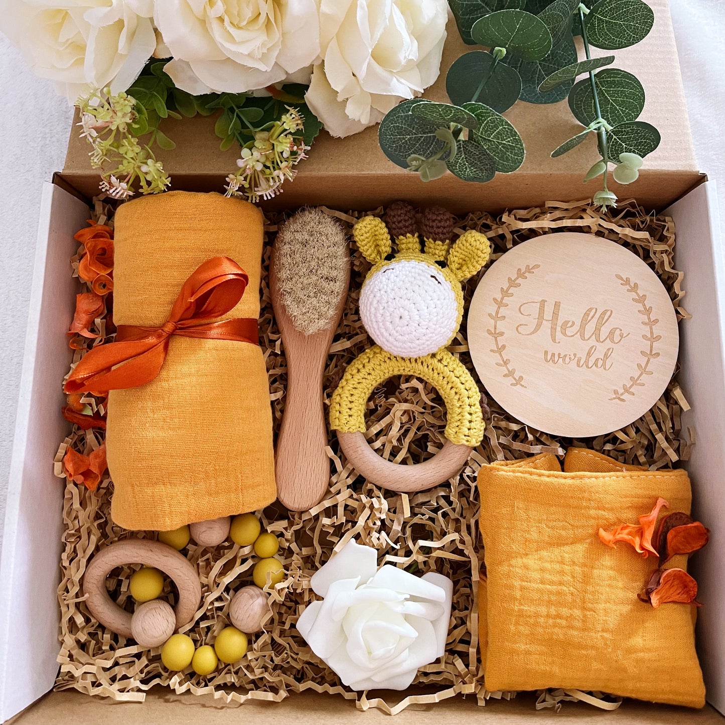Coffret cadeau bébé girafe