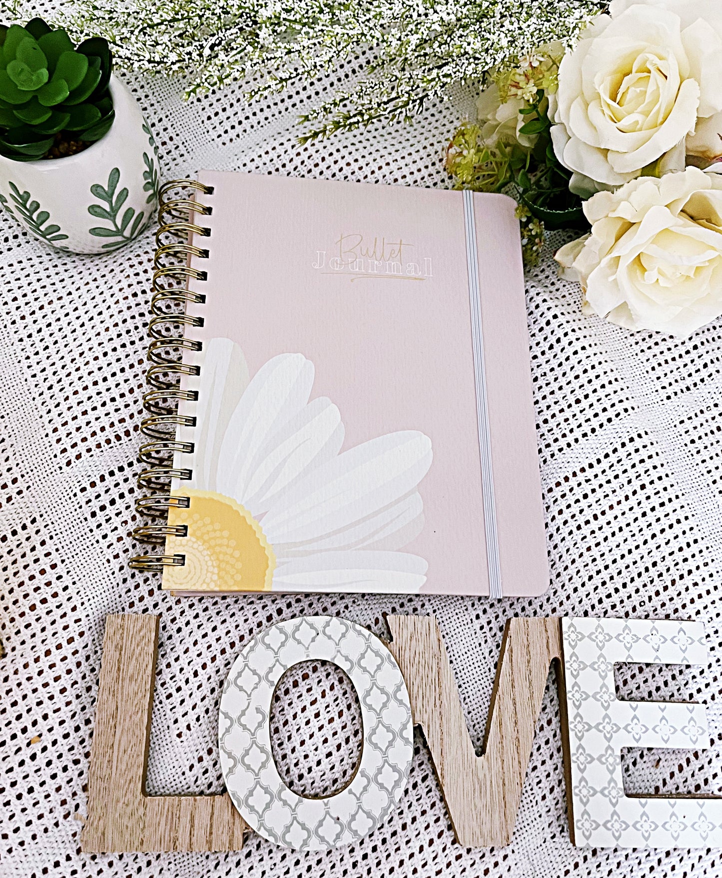 Carnet rose coffret