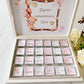 Boîte de chocolats personnalisée anniversaire fille