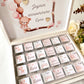 Boîte de chocolats personnalisée anniversaire fille