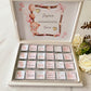 Boîte de chocolats personnalisée anniversaire fille
