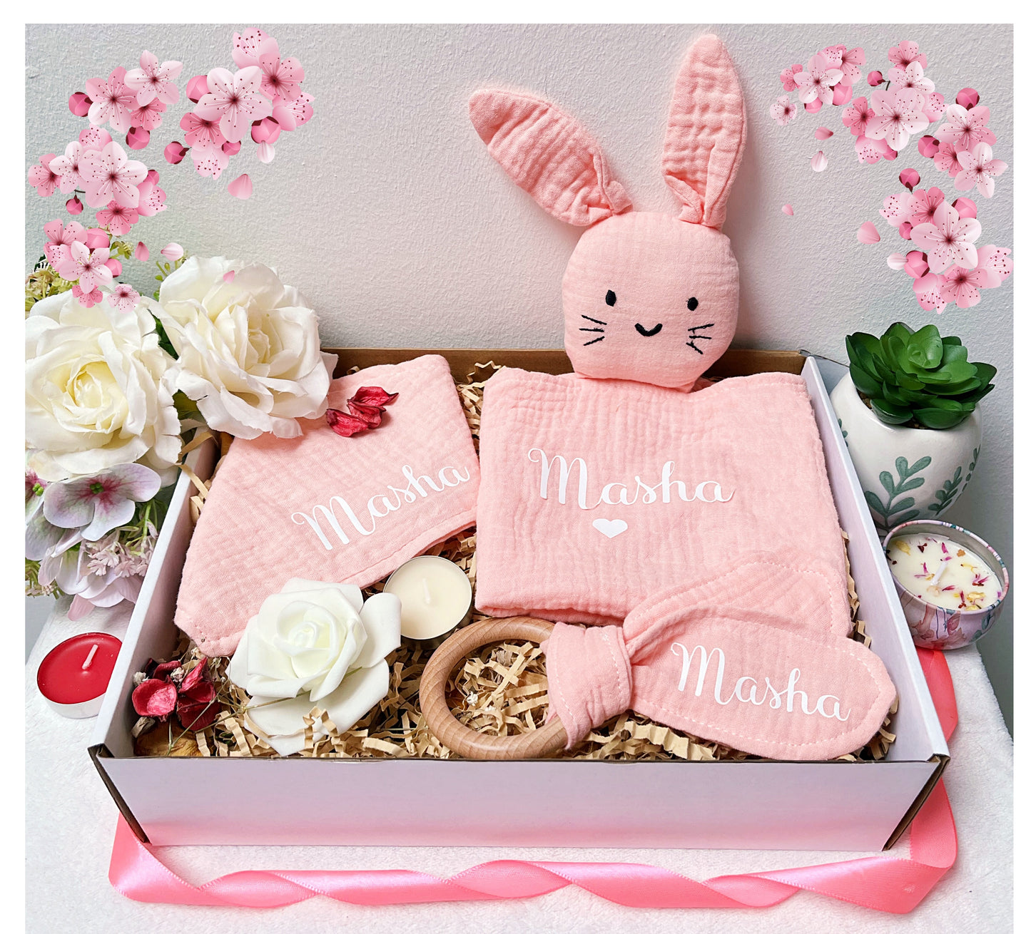 Coffret naissance fille personnalisé