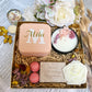 Boîte à bijoux rose personnalisée coffret