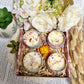 Coffret bougies fleurs séchées