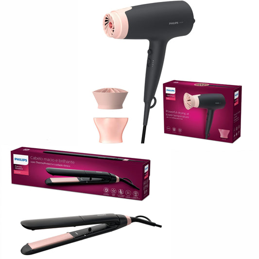 Philips hair dryer and hair iron