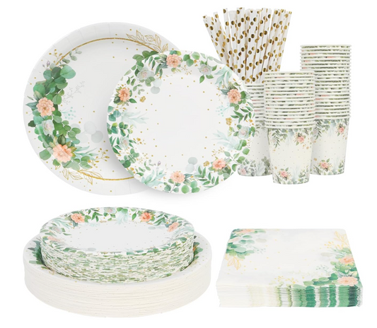 Kit de vaisselle fleurs