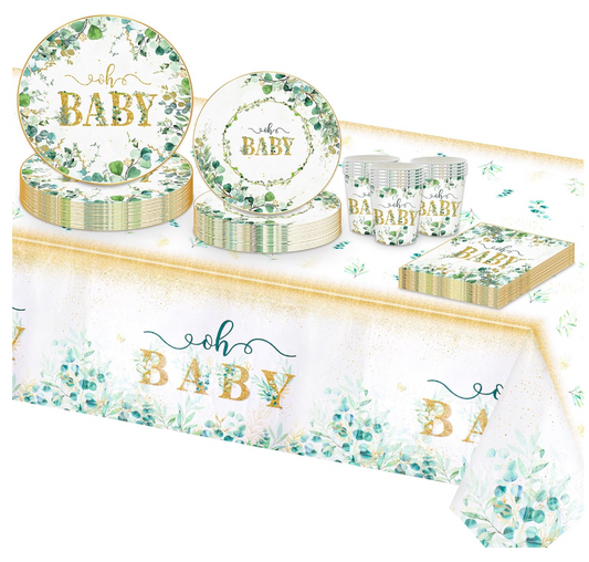 Oh Baby Party Tableware Kit