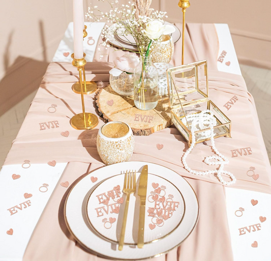 100 Pieces Rose Gold Glitter Hen Party Confetti