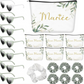 Bachelorette party accessories, glasses, scrunchies and pencil cases 
