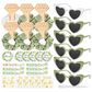 Accessoires Evjf vert-blanc