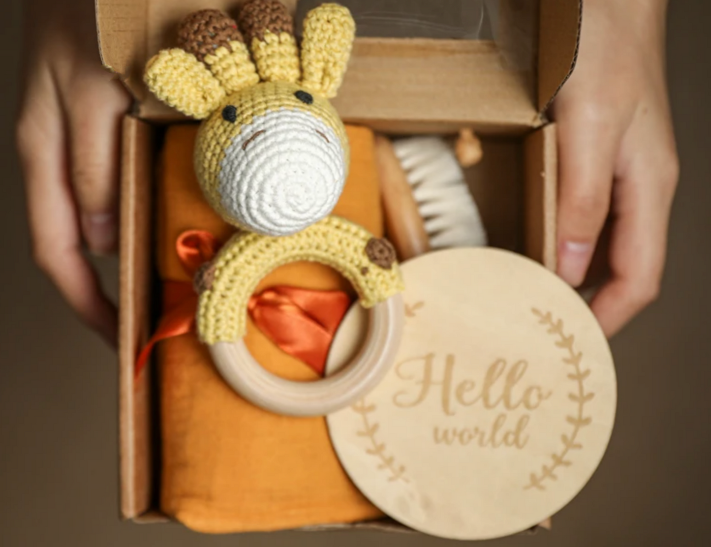 Coffret cadeau bébé girafe