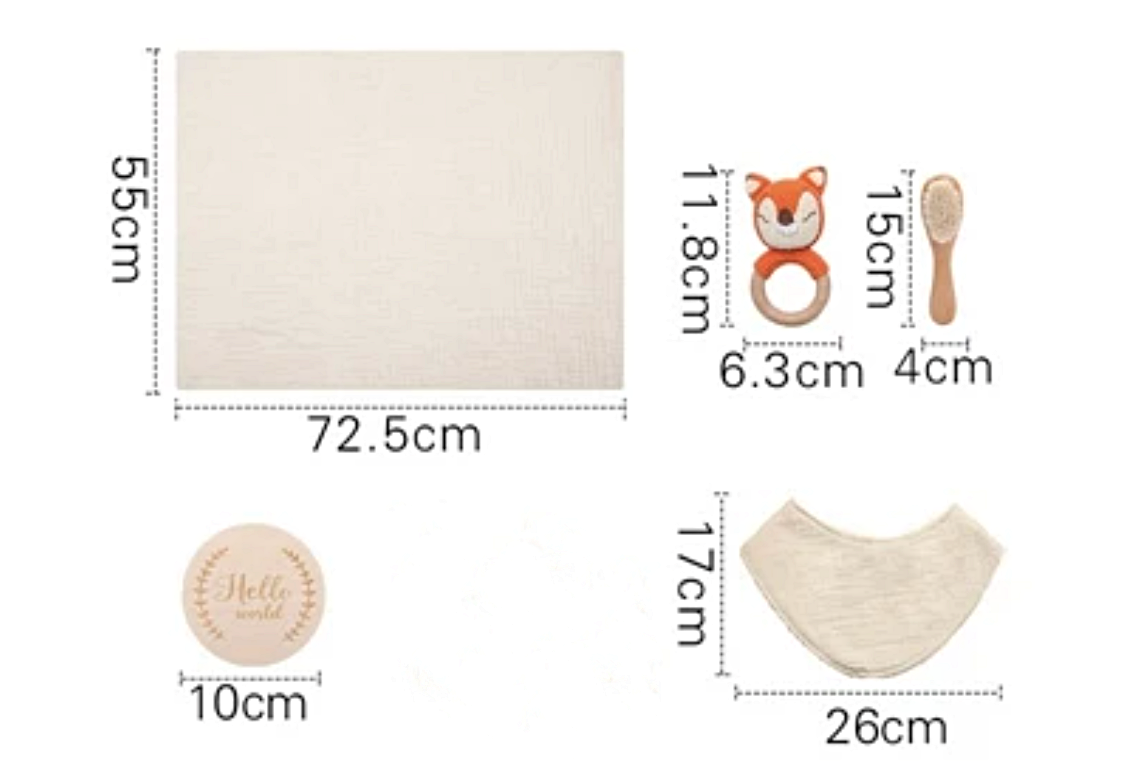 Baby fox gift box