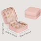 Boîte à bijoux rose personnalisée coffret