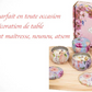 Coffret bougies fleurs séchées