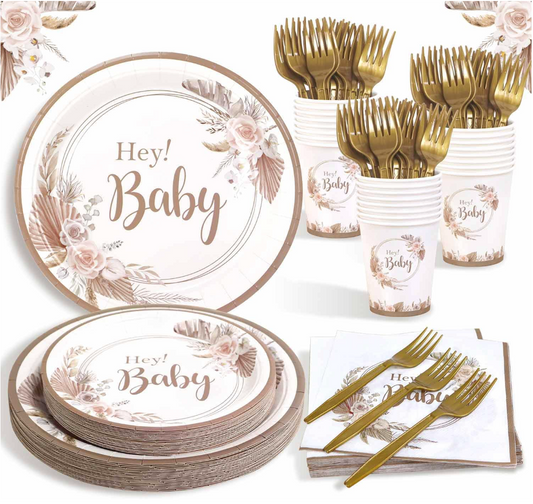 Kit de vaisselle hey baby 125 Pcs