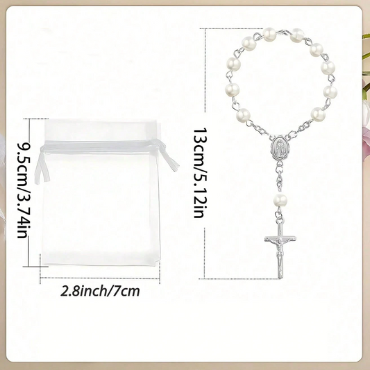 10x cadeaux bracelets pour baptême