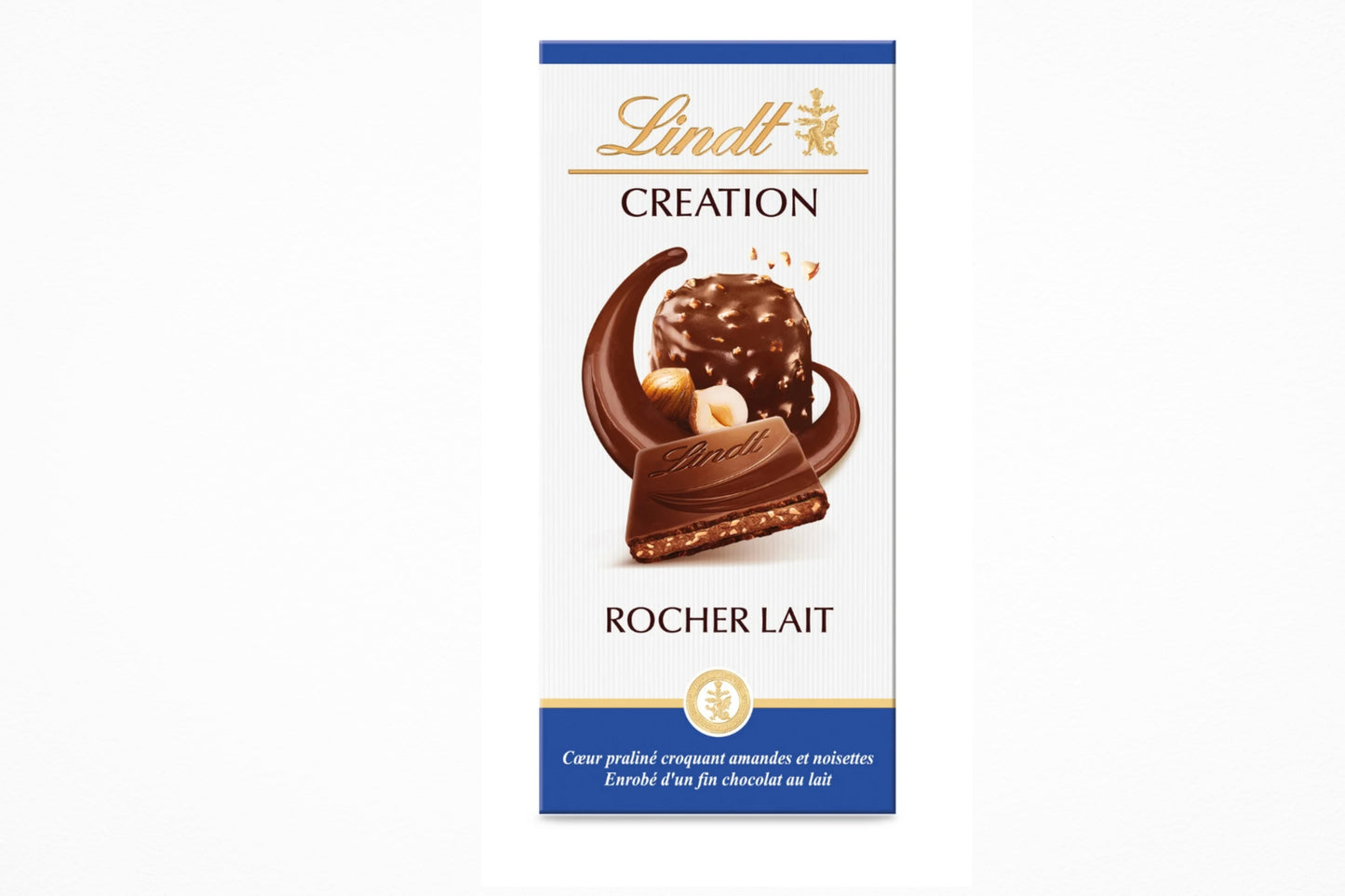 Lindt chocolat Lait Praliné Rocher