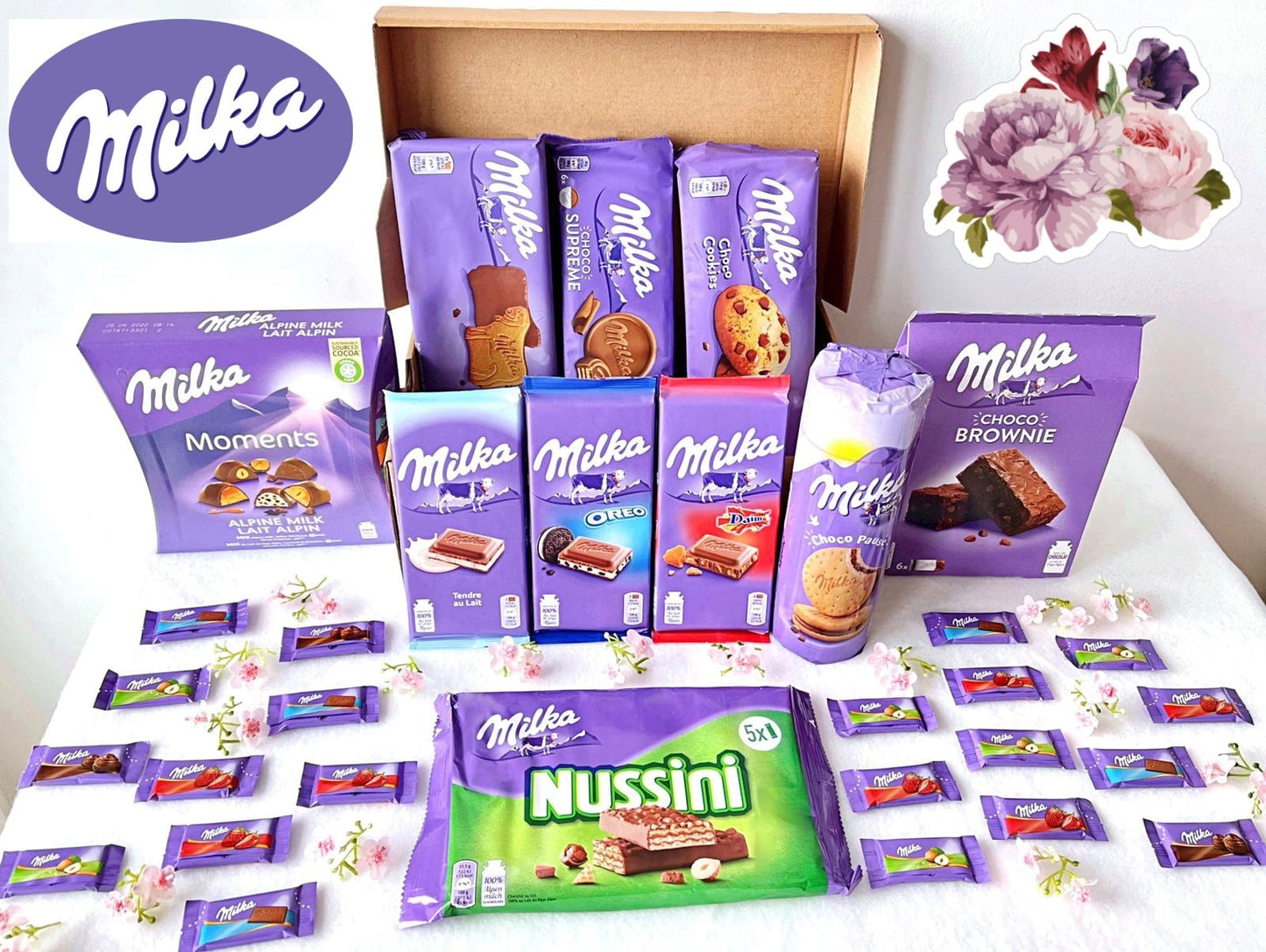 Assortiment de chocolats Milka