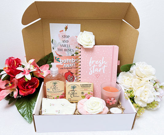 Coffret femme senteur rose