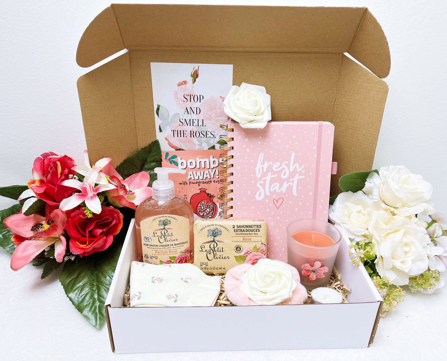 Coffret femme senteur rose